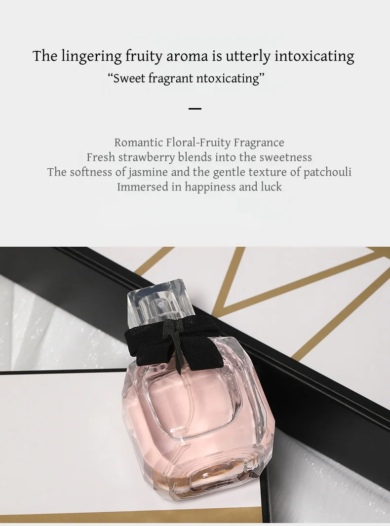 30ML Women’s Perfume 3-Piece Gift Set with Luxury Bottles and Fine Mist Spray, Fresh Floral & Fruity Fragrance Eau De Parfum, Long-Lasting Feminino Perfumes, Multiple Bottle Materials, Factory Direct Supply