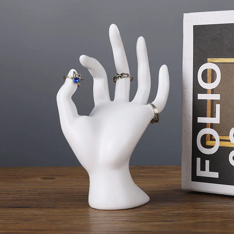 Elegant Hand Shaped Jewelry Display Stand – Velvet & Resin Bracelet Anklet Watch Holder | Fashion Art Mannequin for Photography, Sketch, Shop Showcase & Jewelry Organization Props Elegant Hand Shaped Jewelry Display Stand – Velvet & Resin Bracelet Anklet Watch Holder | Fashion Art Mannequin for Photography, Sketch, Shop Showcase & Jewelry Organization Props