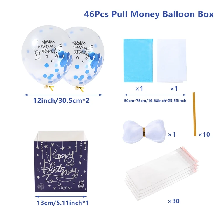 Birthday Money Gift Boxes with Pull-Out Happy Birthday Card, Fun Cash Surprise Packaging for Kids and Adults, Creative Party Favor Box for Birthday Celebrations, Durable and Reusable Paper Boxes - 图片 10