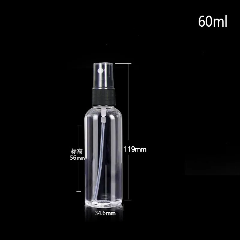 Refillable Perfume Bottle Set 20ml 30ml 50ml 60ml 100ml Transparent Plastic Atomizer for Travel – Mini Empty Spray Bottle Reusable Leakproof Cosmetic Liquid Container for Fragrance, Alcohol, Toner - 图片 12
