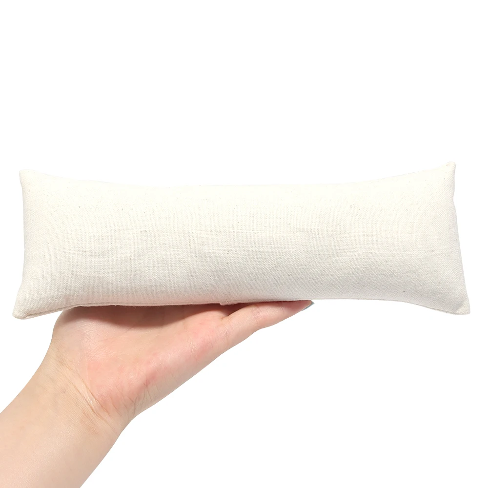 Bracelet & Watch Display Pillow Jewelry Cushion Holder – Soft Velvet PU Bangle Show Pad Photography Prop for Jewelry Store, Counter Display & Wholesale Organizer Accessories - 图片 8