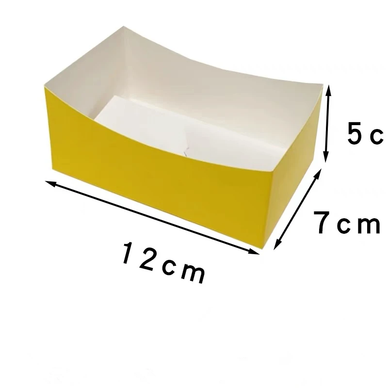 50pcs Creative Paper Boxes for Sandwiches, Toast, Egg Burn, Hot Dogs, Burgers, and DIY Baking, Disposable Party and Internet-Style Food Packaging 5