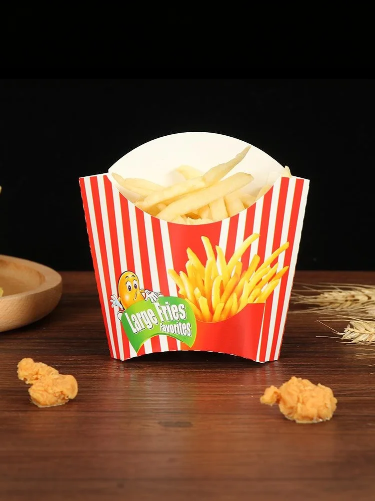 50PCS Disposable Paper French Fry Box Cups for Snacks, Charcuterie, Fruit, Salad and Fries – Eco-Friendly Takeout Packaging Containers for Food Trucks, Parties, Picnics, Catering, and DIY Snack Holders 9