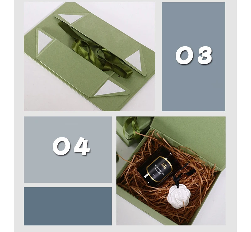 10PCS Luxury Magnetic Gift Boxes with Custom Logo, Foldable Cardboard Proposal Boxes for Bridesmaid or Birthday Gifts, Elegant Packaging Boxes for Jewelry, Wedding, Party, and Boutique Presentation 2