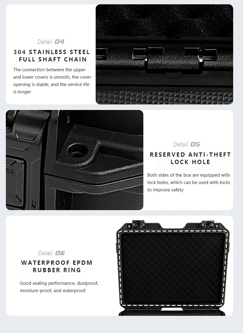 Waterproof Watch Storage Box for Men with Secure Anti-Drop Design, Portable Jewelry Display Case and Toolbox Organizer for Travel and Home, Protective Suitcase for Watches, Bracelets, Rings, and Accessories 11