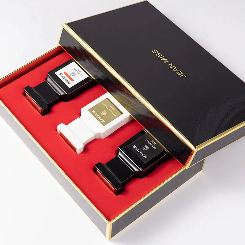 3PCS 90ML Men's Perfume Bottle Set with Fine Mist Spray and Luxury Gift Boxes, Multiple Material Options Including Glass, Acrylic, PET or Metal, Fresh and Long-Lasting Cologne Fragrance for Retail, Gifting, and Factory Direct Orders - 图片 5