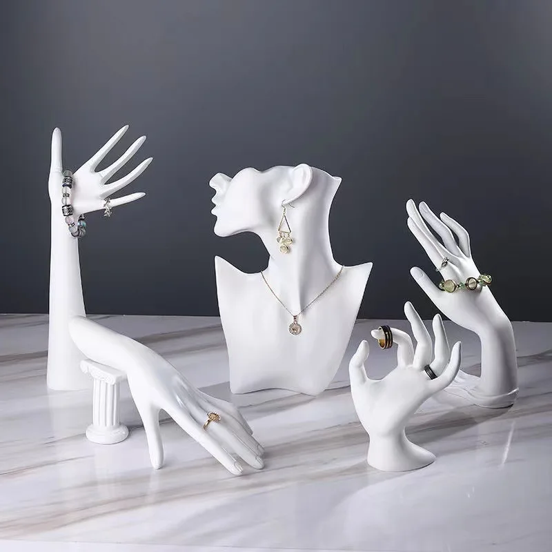 Elegant Hand Shaped Jewelry Display Stand – Velvet & Resin Bracelet Anklet Watch Holder | Fashion Art Mannequin for Photography, Sketch, Shop Showcase & Jewelry Organization Props Elegant Hand Shaped Jewelry Display Stand – Velvet & Resin Bracelet Anklet Watch Holder | Fashion Art Mannequin for Photography, Sketch, Shop Showcase & Jewelry Organization Props