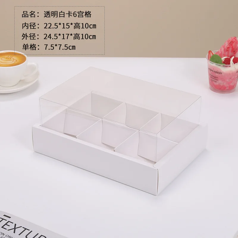 6/9/12 Grid Kraft Paper Cupcake Boxes with Clear Window, Muffin and Pastry Packaging Cartons for Chocolate Cookies Snacks, Party Birthday Wedding Gift Presentation Carrier 3