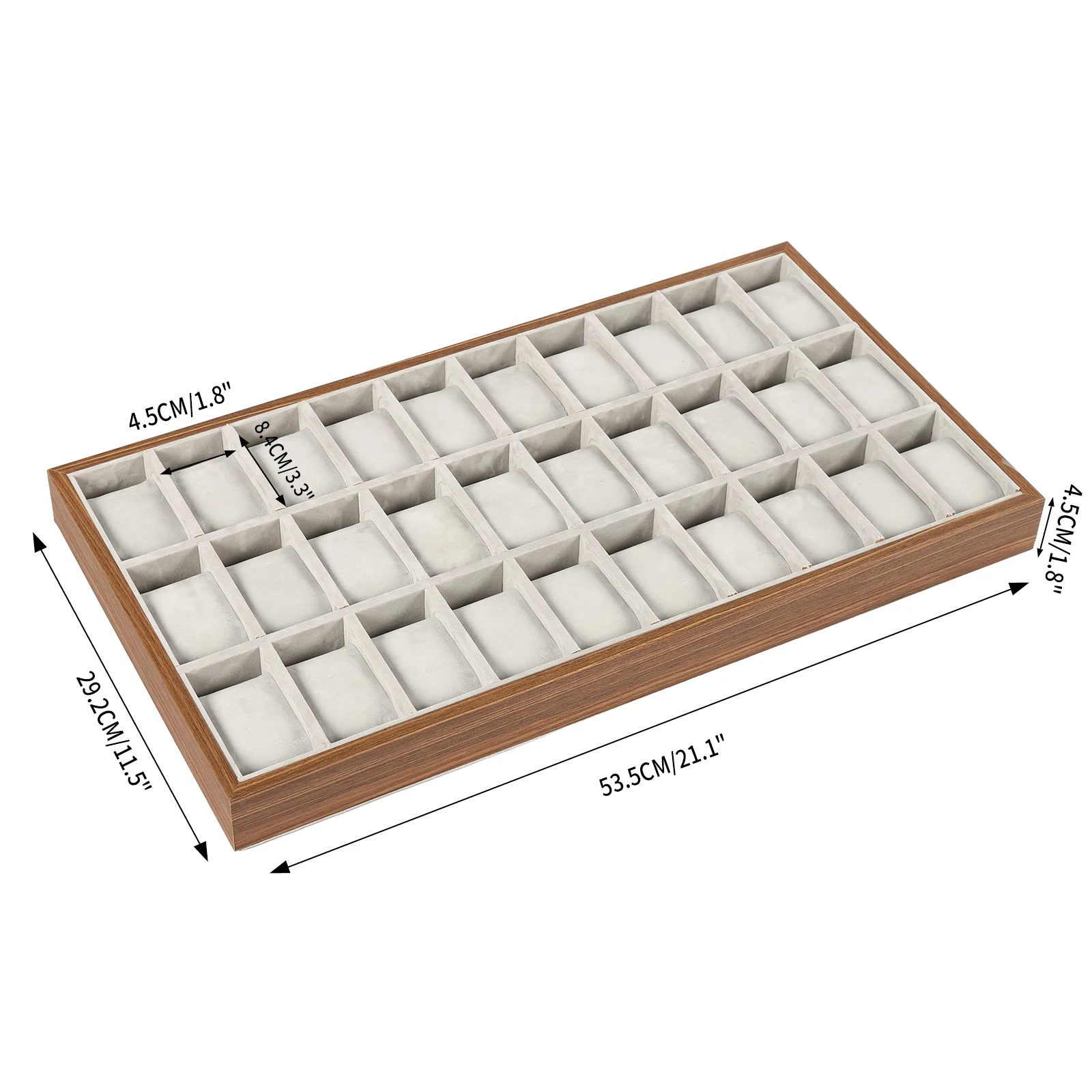 30/24-Compartment Watch Box: Ideal Storage and Display for Collectors, Organize and Showcase Your Watch Collection in Style (复制) - 图片 8