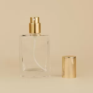 30ml Square Glass Spray Perfume Bottle – Refillable Cosmetic Dispenser with Screw Cap, Empty Atomizer for Perfume, Toner, Essential Oils, DIY Beauty Blends, and Travel Packaging