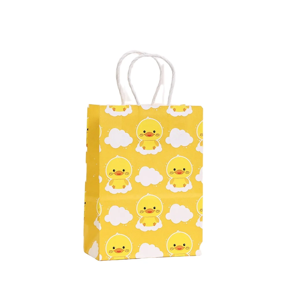 LPZHI Yellow Duck Gift Bags, Cute Duckling-Themed Party Tote Bags for Sweets, Candy, Small Gifts or Mini Bakery Packaging, Reusable Designer Kraft Paper Bags, Factory Direct Supply LPZHI Yellow Duck Gift Bags, Cute Duckling-Themed Party Tote Bags for Sweets, Candy, Small Gifts or Mini Bakery Packaging, Reusable Designer Kraft Paper Bags, Factory Direct Supply