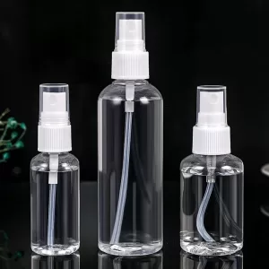 20ml 30ml 50ml 60ml 100ml Transparent Refillable Plastic Perfume Spray Bottles | Mini Travel Atomizer, Portable Cosmetic Container, Empty Refillable Spray Bottle, Handbag and Festival Friendly