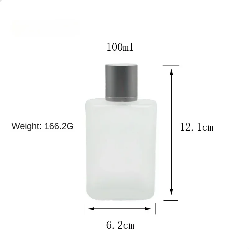 25ml 50ml 100ml Sandblasted Glass Perfume Bottles, Refillable Frosted Empty Spray Bottles with Screw Cap, Durable Fine Mist Dispenser for Fragrance, Makeup or Travel, Thick Reusable Container - 图片 6