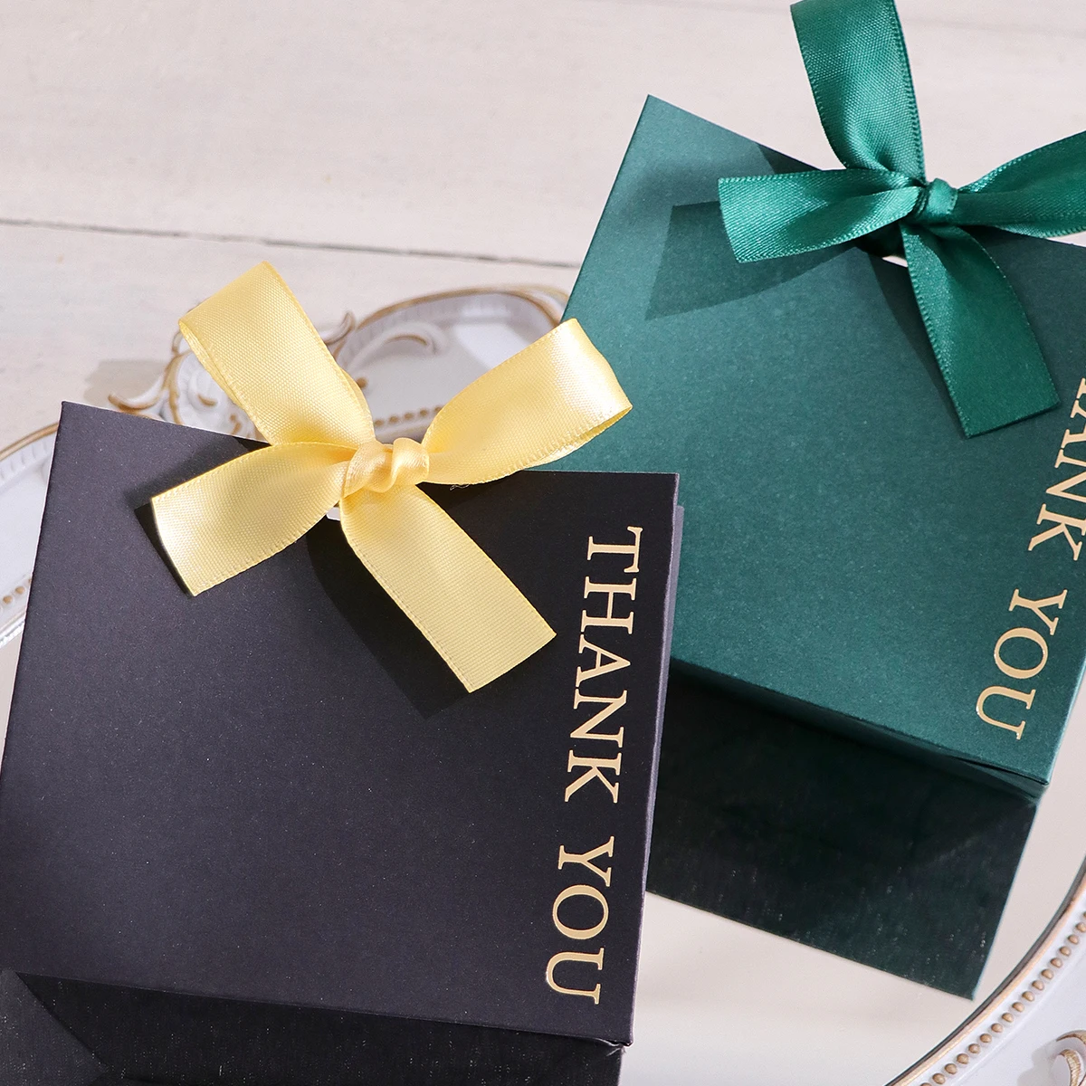 5-Pack Mini Luxury Gift Boxes, Elegant Paper Packaging for Candies, Chocolates, Small Gifts or Party Favors, Perfect for Weddings, Birthdays, Anniversaries, Special Celebrations, Factory Direct Supply - 图片 3