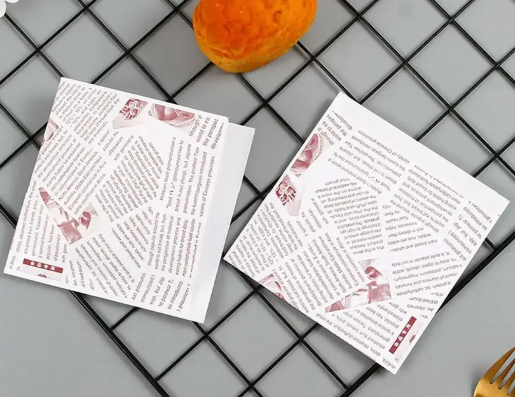 100 Pieces Triangular Kraft Paper Bags 15x15cm for Donuts, Sandwiches, Bread, Bakery Snacks, Open Top Greaseproof Food Packaging Bags, Durable, Leak-Resistant, Perfect for Kitchen & Parties 8