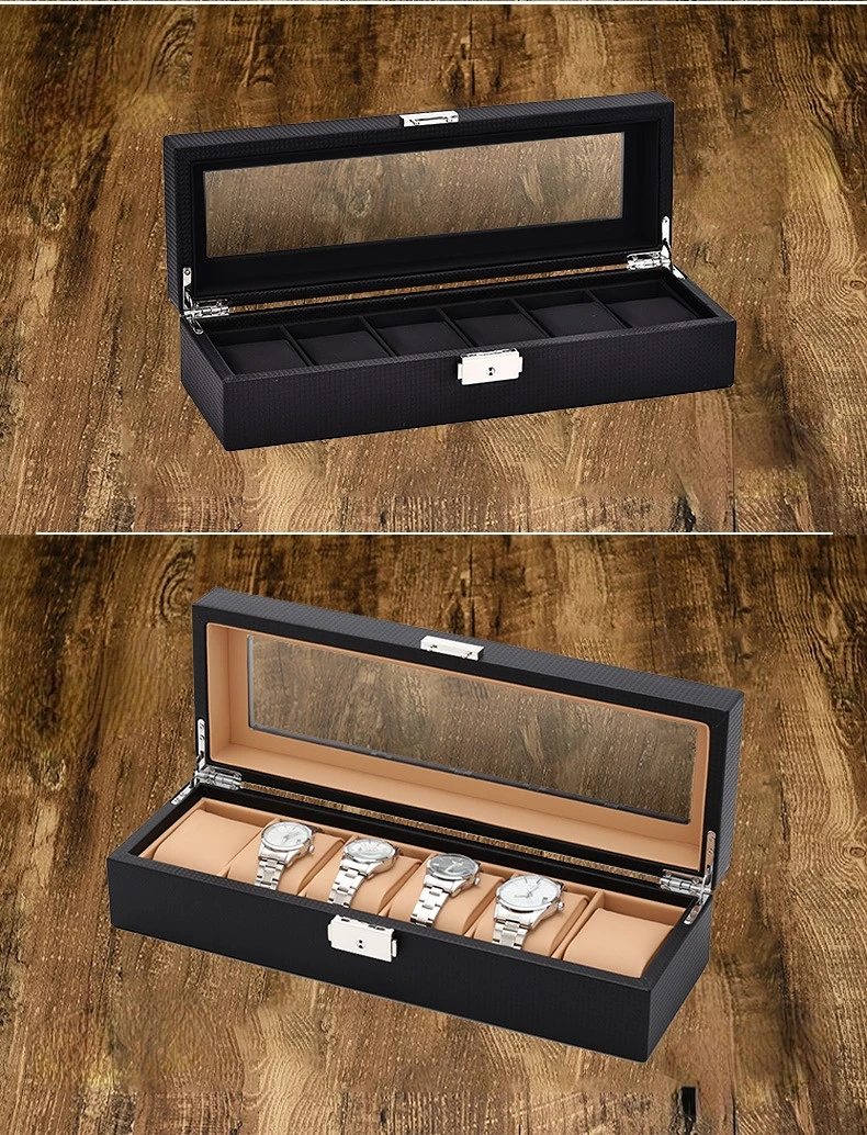 Luxury Wooden Watch Organizer Box with Automatic Watchwinder Stand – Multi-Slot Jewelry Display Case for Watches, Bracelets & Accessories – Crystal Lid, Antique Finish, Durable Mixed Material Design