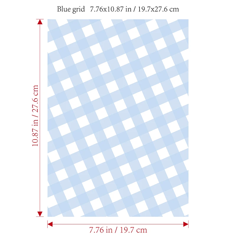 50 Pcs Greaseproof Checkered Food Wrapping Paper – Oil Resistant Burger, Sandwich & Snack Liners – Colorful Basket Mats & Placemats for Parties, Picnics, Cafes, and Takeaway - 图片 4