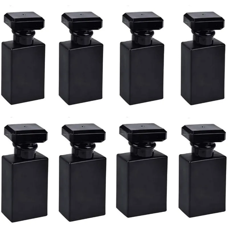 8pcs 30ml Empty Clear Glass Perfume Bottles – Refillable Travel Spray Atomizer Containers for Fragrances, Essential Oils, Cosmetic Liquids, Leak-Proof Mini Perfume Bottles for DIY or Gift Use 1