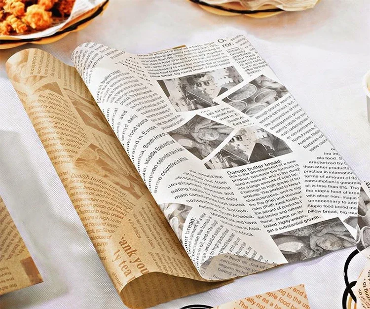 50PCS Greaseproof Wax Food Wrapping Paper 20x30cm for Burgers, Sandwiches, French Fries, Bread, Snacks, and Bakery Use – Tear-Resistant, Oil-Proof Deli Liners for Restaurant, Café, and Kitchen Food Packaging 7