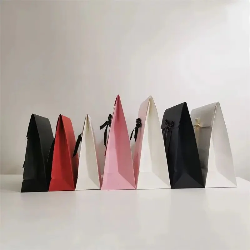 Wholesale 500pcs Custom Logo Ribbon Gift Boxes – Luxury Foldable Paper Packaging for Banquets, Weddings, and Premium Events – Matte or Glossy Coated Cardboard Box for Special Occasions 9
