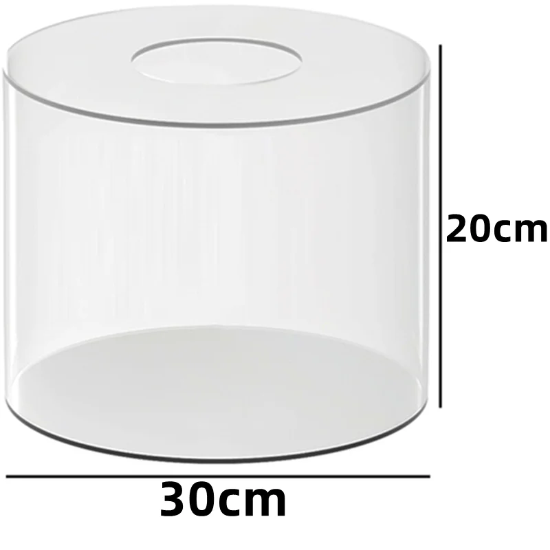 Acrylic Cake Display Board Round Cake Edge Smoother Tray, Clear DIY Refillable Cake Base Stand for Wedding, Birthday, Party, and Dessert Decoration Tools - 图片 22