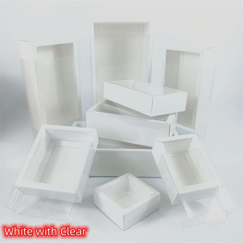 Clear Cake Boxes Birthday Party Gift Organizer, Transparent Dessert Packaging Containers for DIY Baking Tools, Cakes, Cupcakes, Baby Shower Party Decor, and Holiday Gift Presentation Supplies - 图片 8
