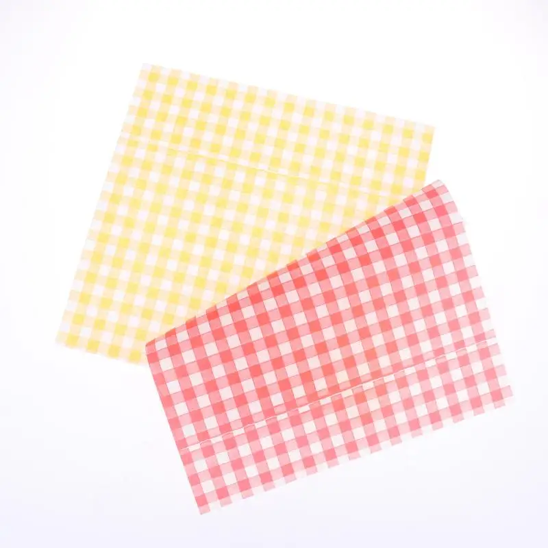 50 Pieces Premium Grease-Resistant Baking Paper Bags 18x18cm for Sandwiches, Donuts, Burgers, Fried Snacks, Picnic & BBQ Food Wrapping, Leak-Proof, Durable, Kitchen & Party Essentials 10