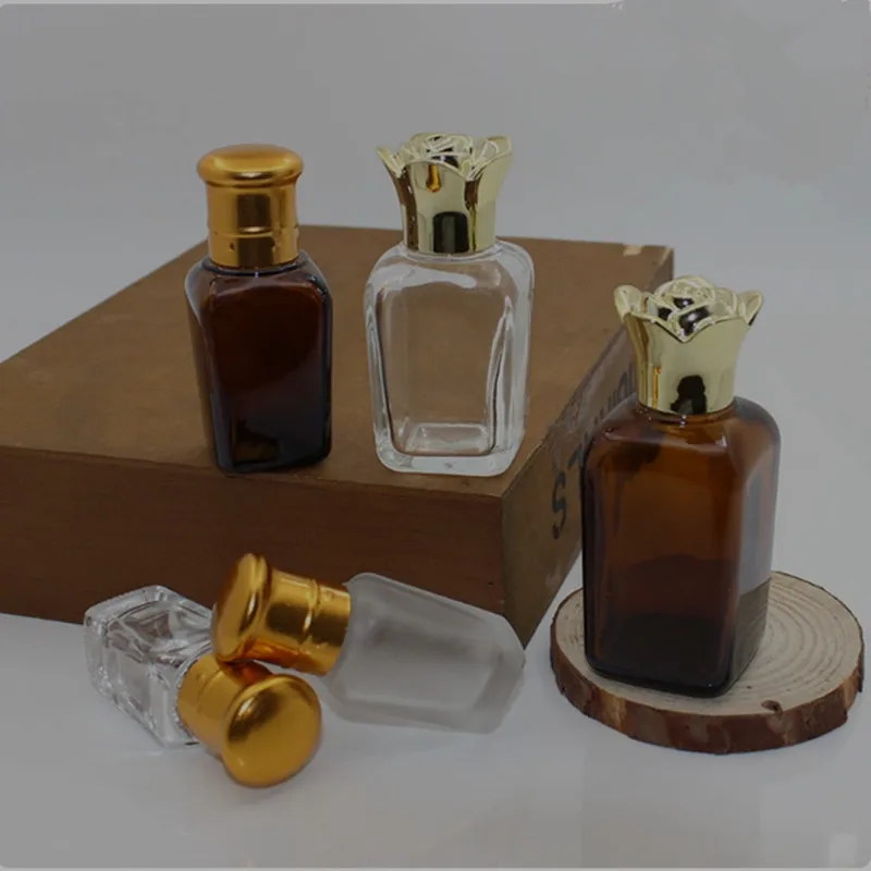 20pcs Square Glass Bottles with Inner Plug – Empty 10ml 20ml 30ml 50ml Refillable Containers for Perfume, Attar Oil, Essential Oils, Hydrosol, Toner, and DIY Cosmetic Packaging 3