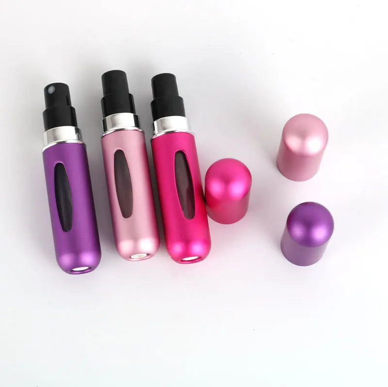 5ML Mini Perfume Sub-Bottles Refillable Bottom Filling Atomizer | Portable Empty Cosmetic Spray Bottle for Travel, Airplane Carry-On, Fragrance, Liquid Storage, Colorful Variety 5ML Mini Perfume Sub-Bottles Refillable Bottom Filling Atomizer | Portable Empty Cosmetic Spray Bottle for Travel, Airplane Carry-On, Fragrance, Liquid Storage, Colorful Variety
