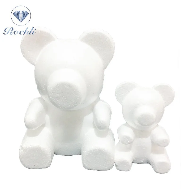 Handmade DIY Eternal Rose Bear Kit, Creative Foam Flower Head Material Set for Crafting, Romantic Wedding Proposal, Birthday, Engagement, Valentine’s Day, Small Gift Box for Women - 图片 11
