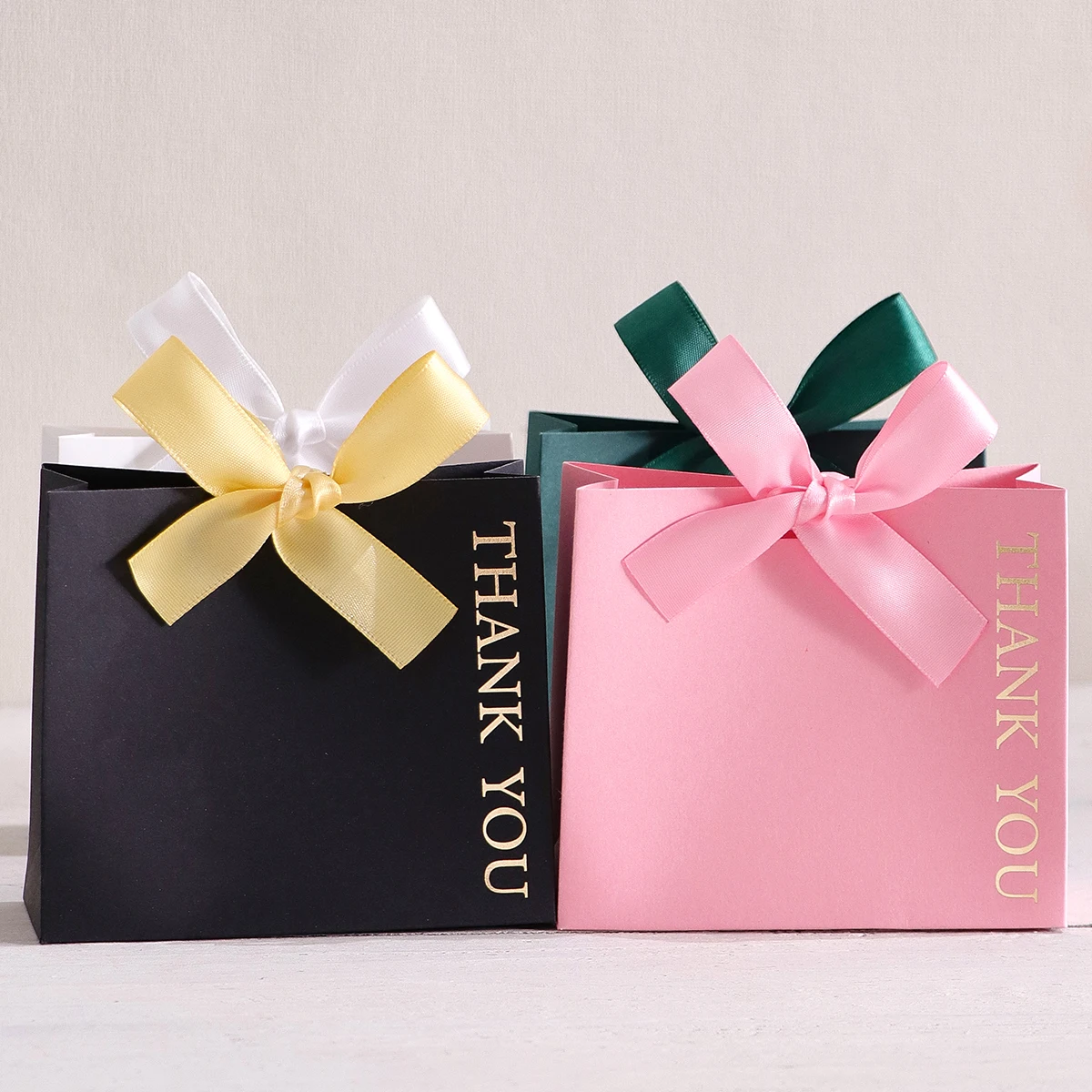 5-Pack Mini Luxury Gift Boxes, Elegant Paper Packaging for Candies, Chocolates, Small Gifts or Party Favors, Perfect for Weddings, Birthdays, Anniversaries, Special Celebrations, Factory Direct Supply