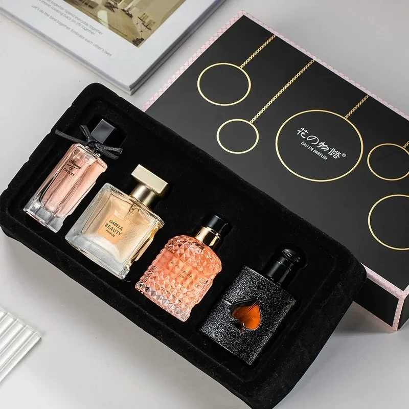Luxury 105ml Empty Perfume Bottle and Gift Box Set – 4 Piece Elegant Packaging Collection with Crystal Glass Spray Containers, Polished Caps, Weighted Base Design, and Rigid Decorative Storage Case - 图片 9
