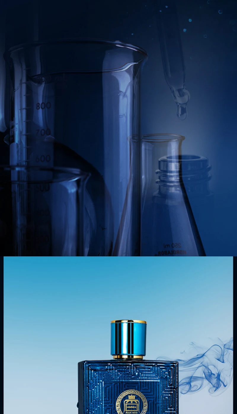 Elegant 50ml Glass Perfume Bottle with Premium Gift Packaging Box Set, Leak-Proof and Durable, Sleek Transparent Design Ideal for Daily Fragrance Storage, Stylish Vanity Display, Romantic Occasions, and Luxury Gift Presentation 1