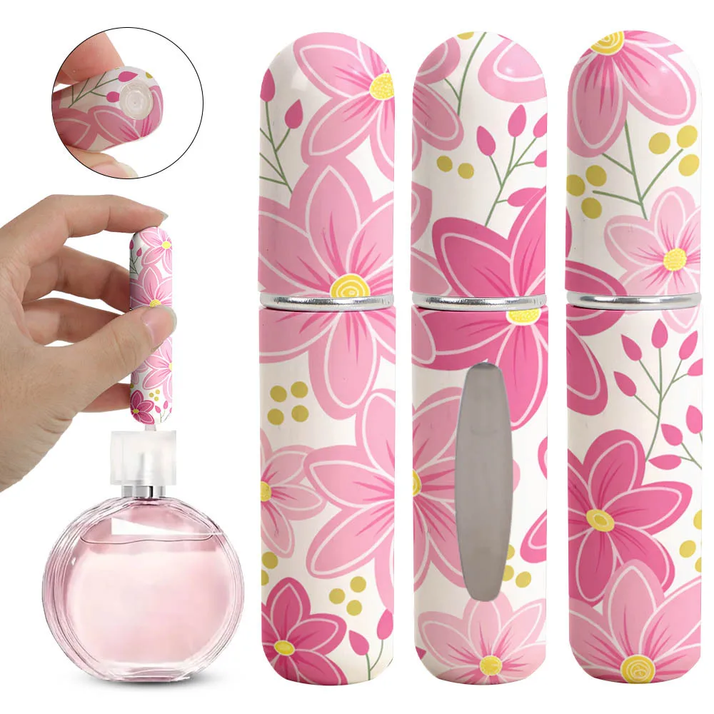 5ml Mini Refillable Perfume Spray Bottle Atomizer – Travel Size Rotating Spray Bottle for Essential Oils, Alcohol, and Cosmetics – Portable Empty Container for Purse, Pocket, or Travel Use 5ml Mini Refillable Perfume Spray Bottle Atomizer – Travel Size Rotating Spray Bottle for Essential Oils, Alcohol, and Cosmetics – Portable Empty Container for Purse, Pocket, or Travel Use