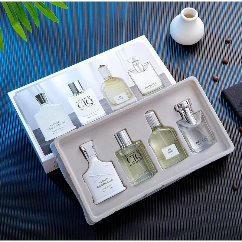 Luxury Empty Perfume Bottle Set with Gift Box – 100ml Refillable Container for Men, Glass, PET, Acrylic, or Metal Bottle, Alloy, ABS, or Wooden Cap Options, Premium Paperboard, Kraft, or Recycled Box with Matte, Glossy, or Embossed Finish and Velvet, Satin, or EVA Foam Interior - 图片 4