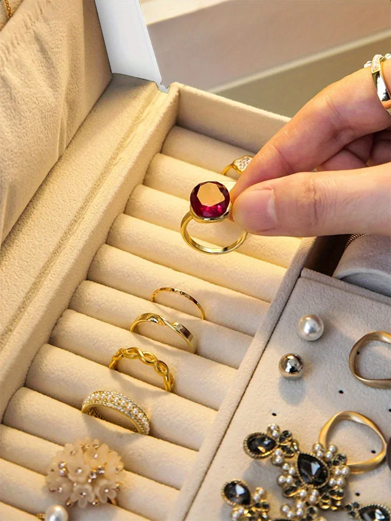 1PC Jewelry Storage Box | Necklace Earrings Organizer Case | Elegant Jewelry Gift Box Packaging | Ideal Choice for Wedding Birthday Valentine’s Day Gift Packaging Display 14