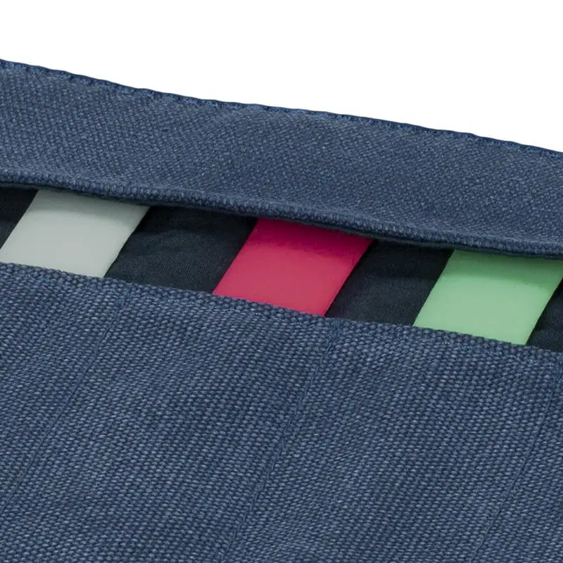 Premium Canvas Watch Band Roll Organizer with 5 Individual Slots, Portable Travel Storage Case for Smart Watches and Straps, Durable Anti-Slip Wristwatch Bag for Secure On-the-Go Protection 6