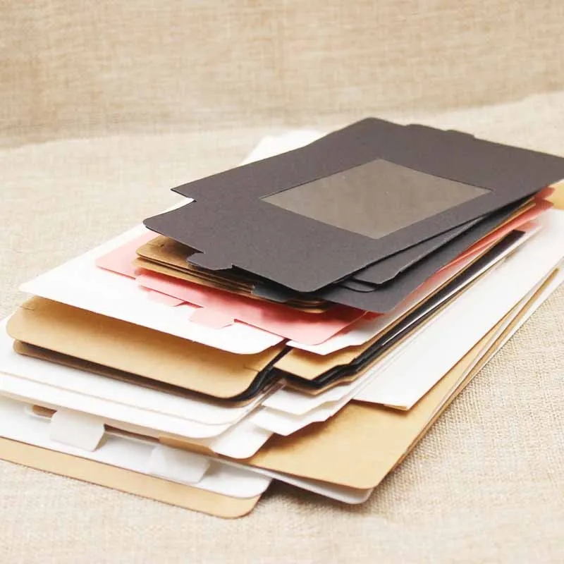 10Pcs Vintage Kraft Paper Gift Boxes with Clear Window, Multi-Size DIY Paper Packaging Containers for Cakes, Muffins, Wedding Favors, Family Gatherings, and Dessert Presentation - 图片 6