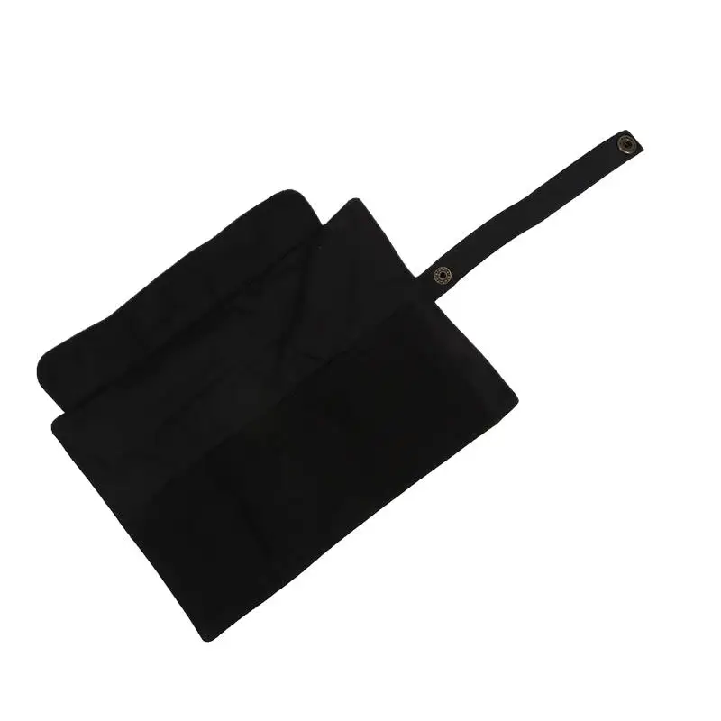 Premium Canvas Watch Band Roll Organizer with 5 Individual Slots, Portable Travel Storage Case for Smart Watches and Straps, Durable Anti-Slip Wristwatch Bag for Secure On-the-Go Protection 20