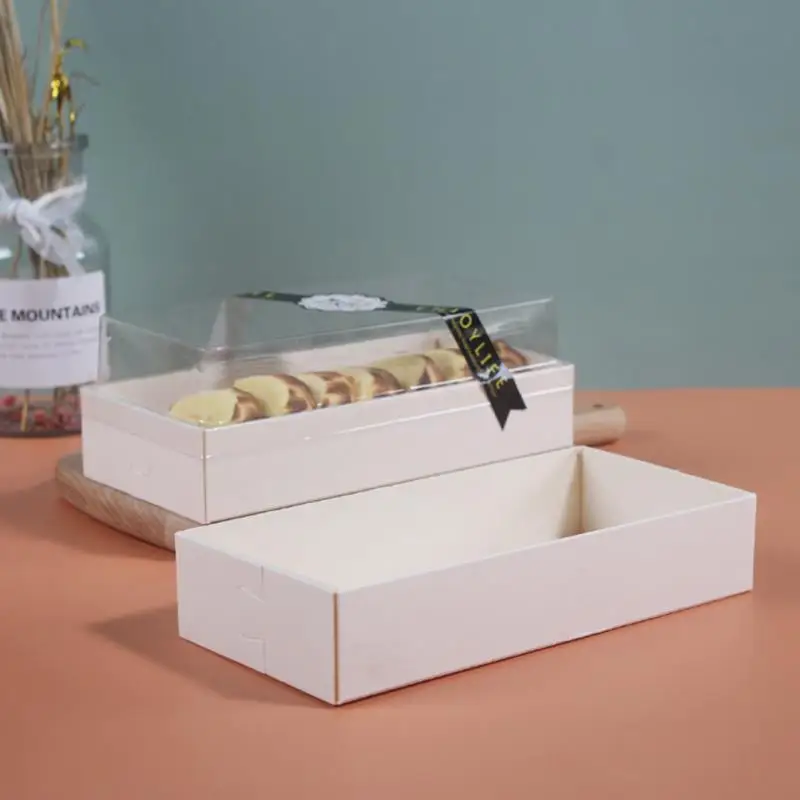 10 Pcs Wooden Dessert and Sandwich Boxes – Reusable Cake Holders, Portable Food Containers for Bakery, Parties, Takeaway, and Gift Presentation with Eco-Friendly Design 3