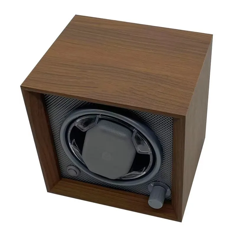 Luxury Wooden Automatic Watch Winder Box for 2 Watches with Silent Motor, Multiple Rotation Modes, LED Light, USB & DC Power Supply, Secure Packaging and Jewelry Display Storage Case - 图片 8