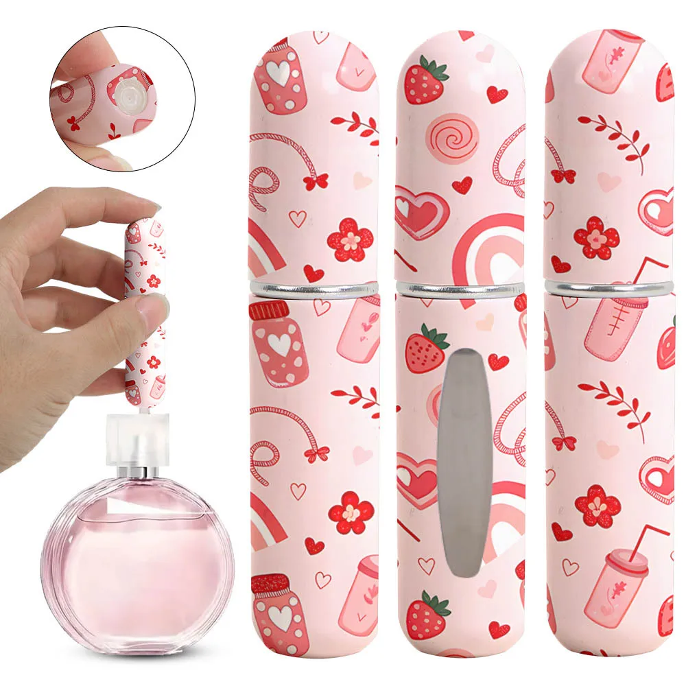 5ml Mini Refillable Perfume Spray Bottle Atomizer – Travel Size Rotating Spray Bottle for Essential Oils, Alcohol, and Cosmetics – Portable Empty Container for Purse, Pocket, or Travel Use 5ml Mini Refillable Perfume Spray Bottle Atomizer – Travel Size Rotating Spray Bottle for Essential Oils, Alcohol, and Cosmetics – Portable Empty Container for Purse, Pocket, or Travel Use