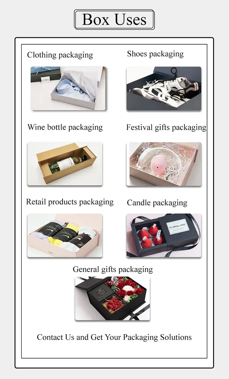 A5 Deep Magnetic Gift Box 23.5x17x10cm | Luxury Rigid Cardboard Foldable Gift Packaging with Concealed Magnets, Multiple Colors, Customizable Ribbon for Handmade Soaps, Cosmetics, Specialty Foods, Party and Corporate Gifts 4