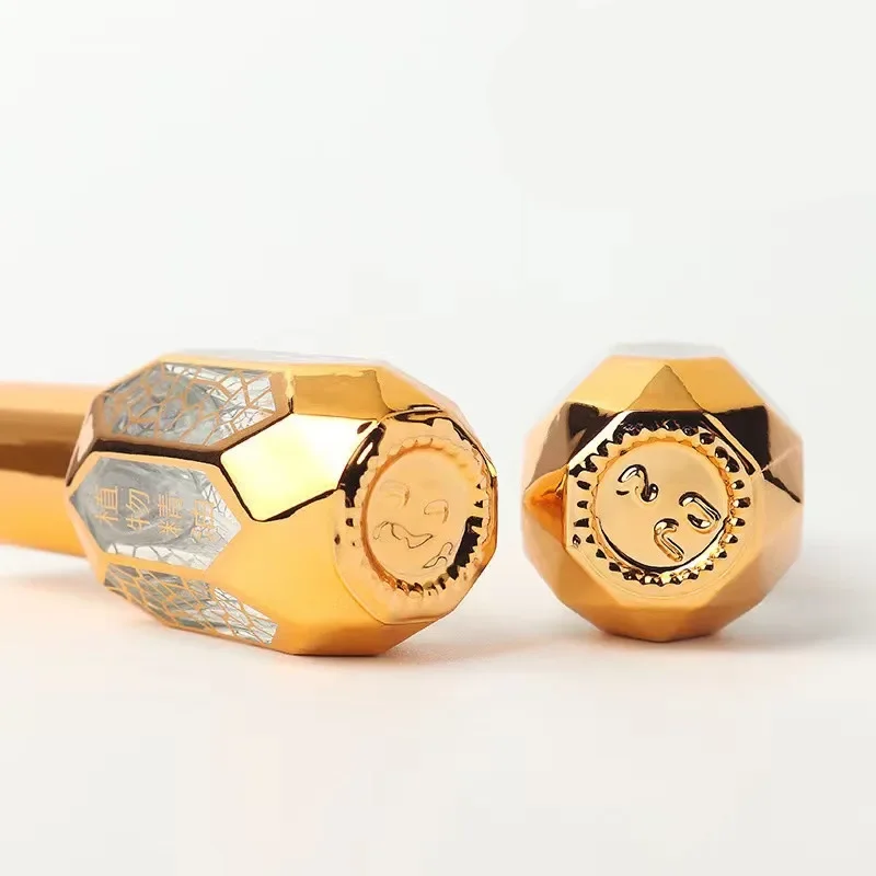 6ml Mini Spray Bottle with Luxury Gold Plating – Empty Glass Perfume Atomizer for Travel, Refillable Alcohol Mist Container, Transparent Portable Cosmetic Sprayer for DIY Fragrance and Essential Oils