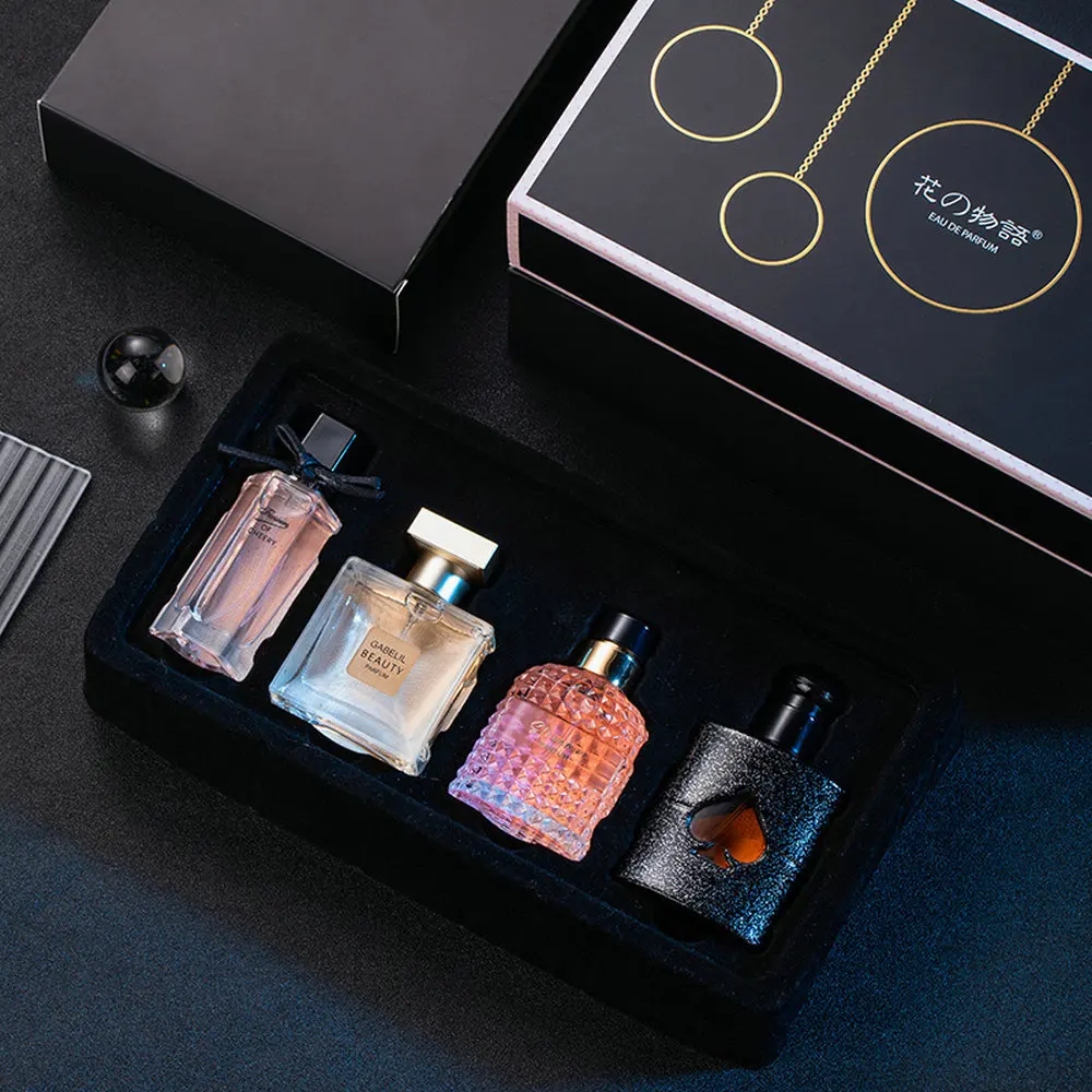 Luxury Empty Perfume Bottle and Rigid Gift Box Set – 105ml Thick Glass Refillable Container with Four-Piece Paperboard Case, Soft Velvet Interior and Decorative Alloy Cap, Wholesale Packaging for Fragrance Brands - 图片 3