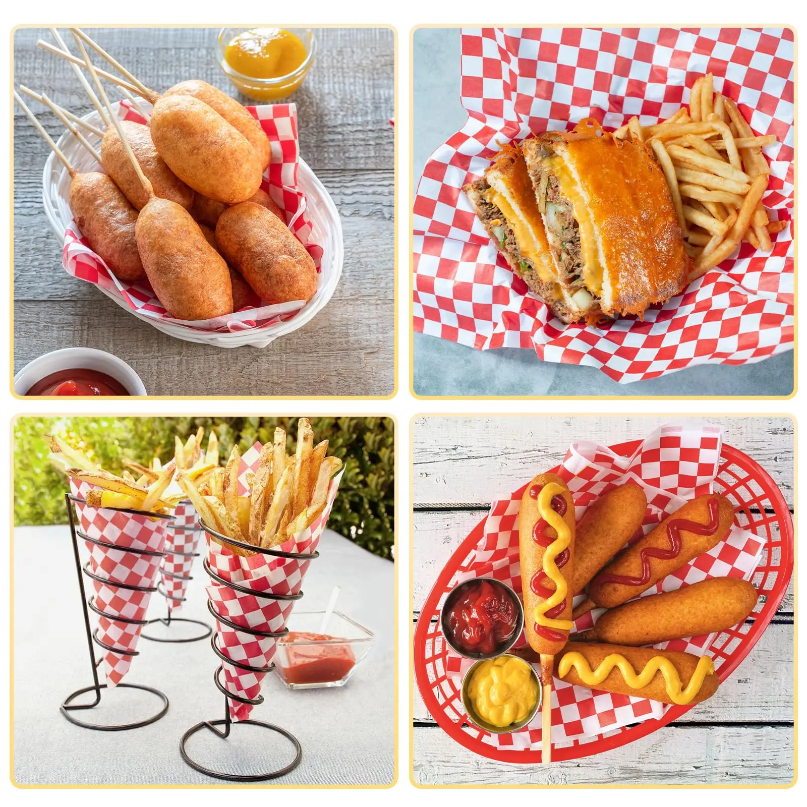 20-Pack Christmas-Themed Greaseproof Sandwich Wrapping Paper – Food-Grade Deli Paper Sheets for Burgers, Sandwiches, Fries, and Holiday Party Packaging – 12 x 12 Inches 5