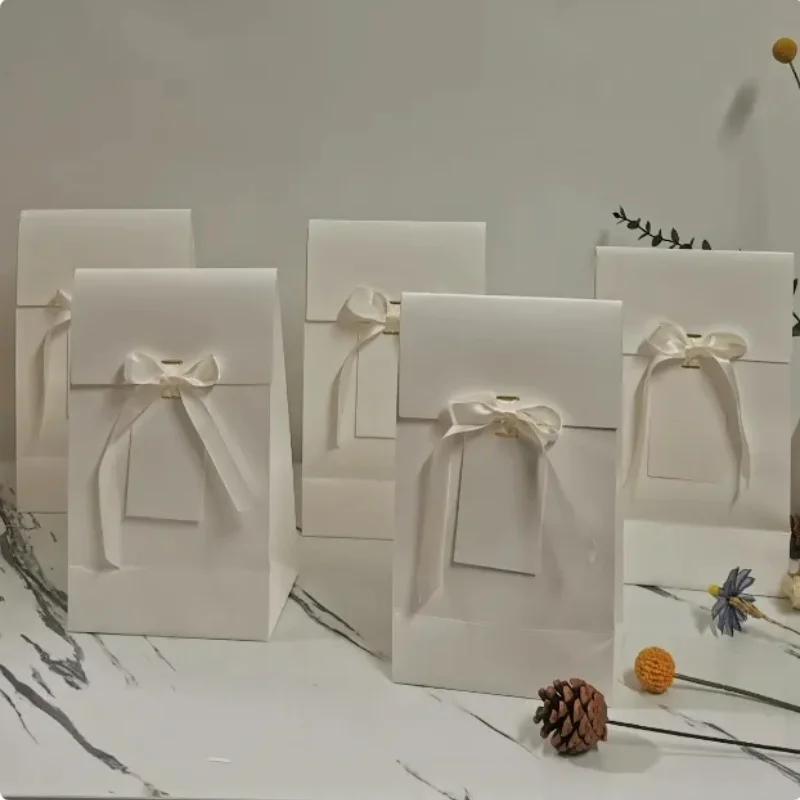 Wholesale 500pcs Custom Logo Ribbon Gift Boxes – Luxury Foldable Paper Packaging for Banquets, Weddings, and Premium Events – Matte or Glossy Coated Cardboard Box for Special Occasions 8