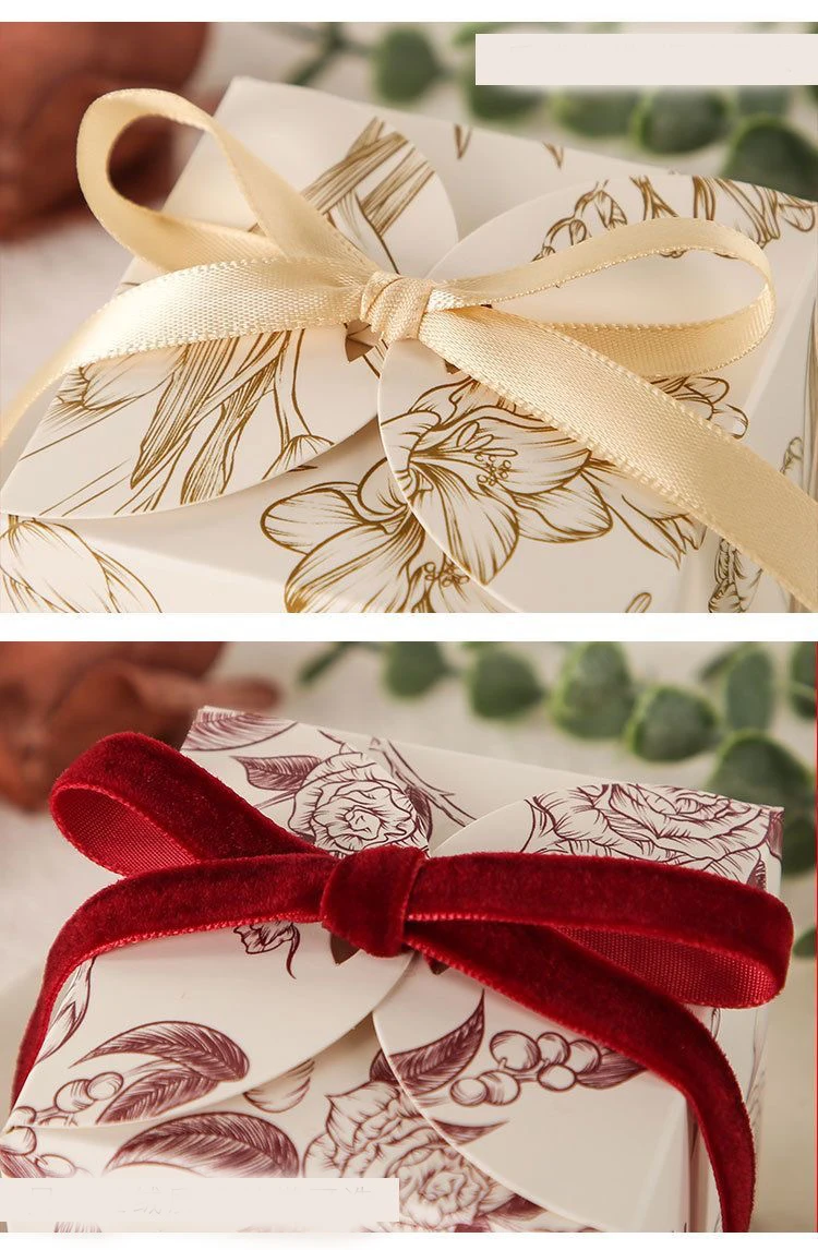 10pcs Small Gift Boxes for Candles, Dolls, or Party Favors with Bow Ribbon, Elegant Paper Packaging for Weddings, Birthdays, and Special Occasions, Direct from Factory, Durable and Reusable 5