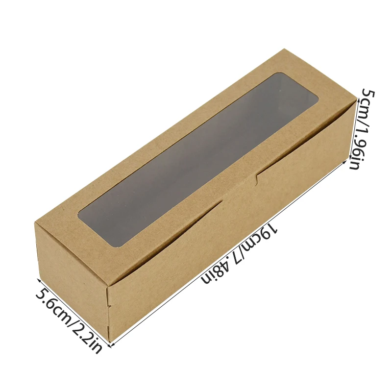 5/10pcs Macaron Boxes with Clear Window, Transparent Dessert Packaging Containers for 5-7 Macarons, Cookies, Candies, Strawberries, and Other Sweet Treats, Gift and Party Presentation Boxes - 图片 8