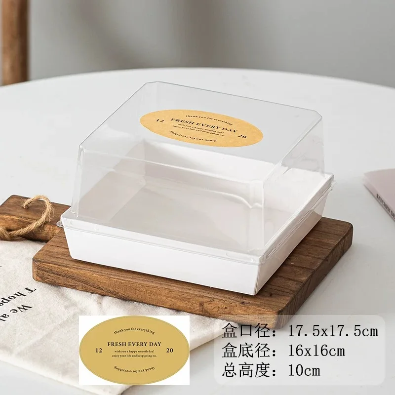 Enhanced Transparent Cake Box – 4 & 5 Inch Multi-Layer Mousse and Pastry Packaging Container, Clear Dessert Holder for Baking, Tiramisu, Cupcakes, and Elegant Bakery Takeaway - 图片 7